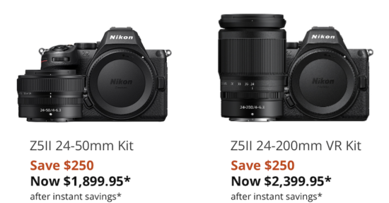 Nikon Fマウントレンズのリベート情報の一部